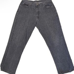 Ralph Lauren Double RL Selvedge Denim Grey Straight Jeans Barely Worn
